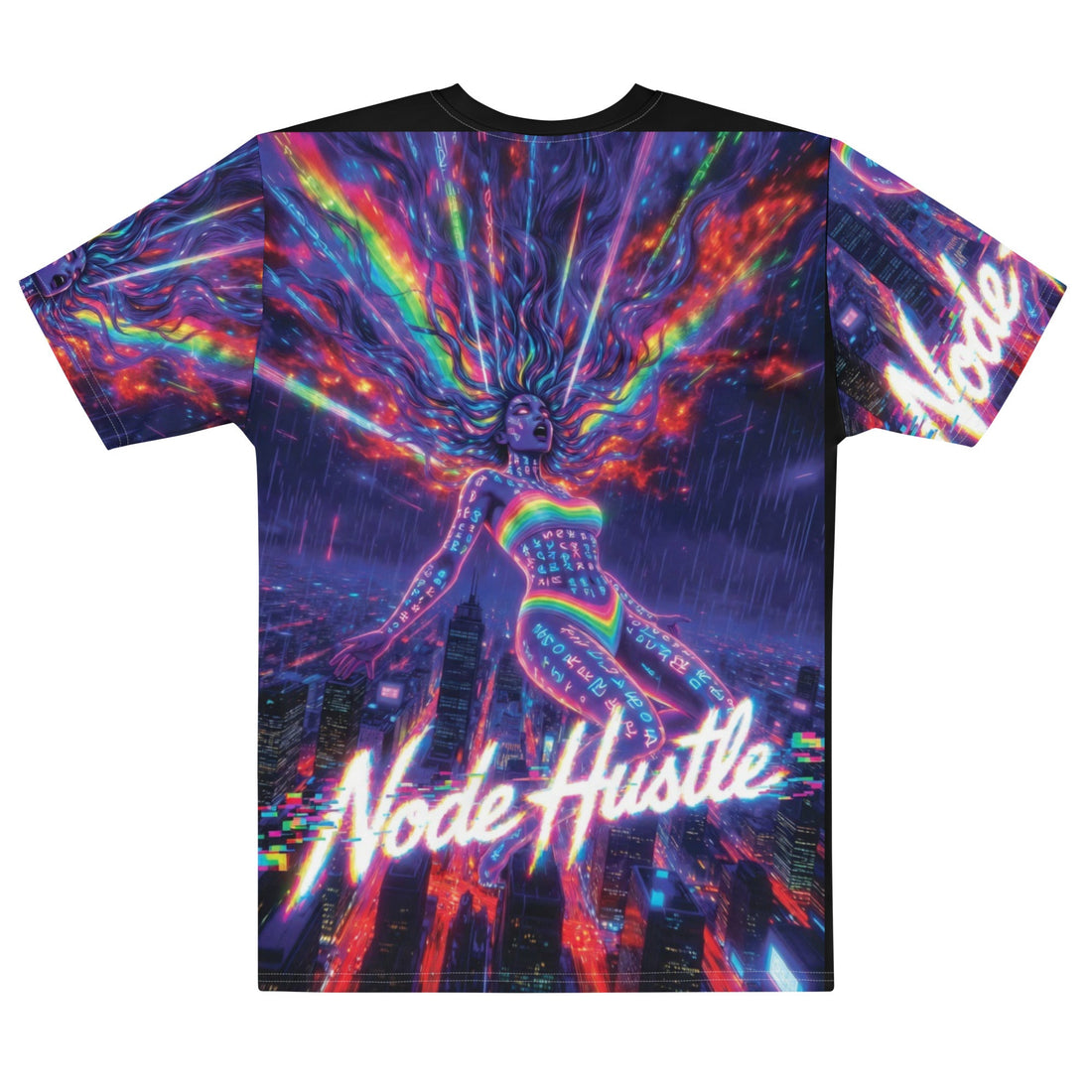 Cosmic Node Hustle Goddess: The Most Epic All-Over-Print Shirt Yet