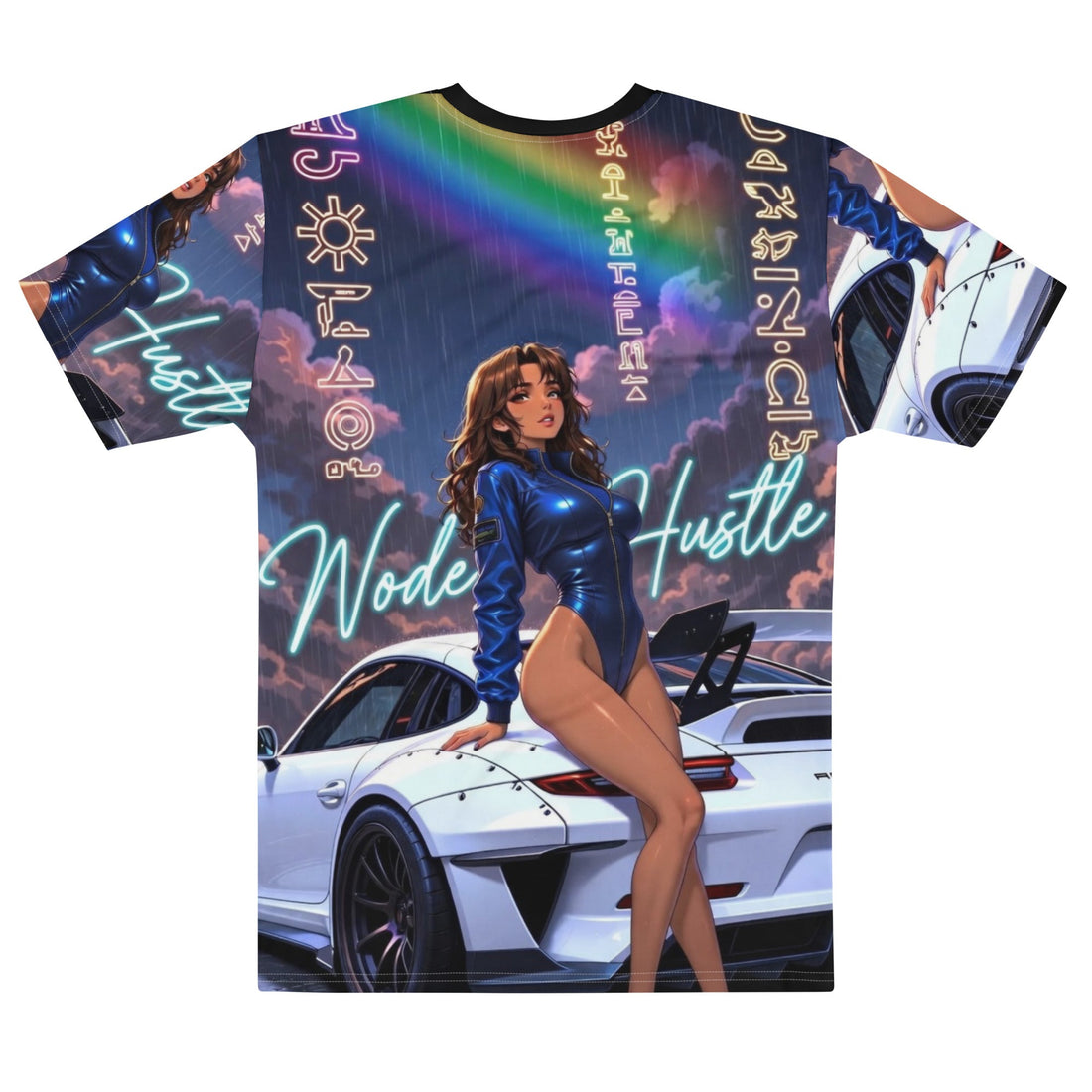 Neon Nights & Node Hustle: The Ultimate Cyberpunk Goddess Shirt Has Arrived