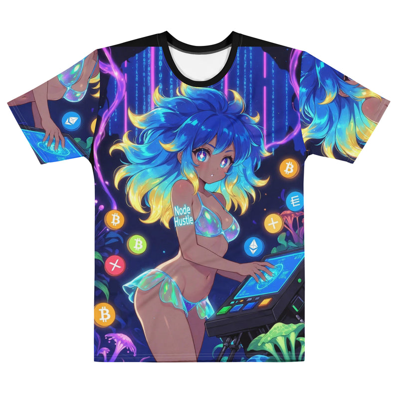 Anime Electric Blue Hacker