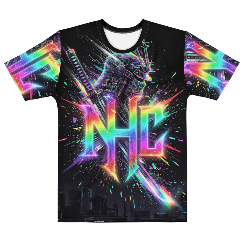 Neon Crypto Node Hustle T-Shirt - Cyberpunk Blockchain Streetwear for Degens