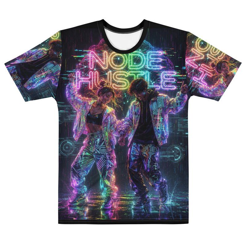 Cyberpunk Node Hustler Tee - Soft Premium Crypto Streetwear for Builders