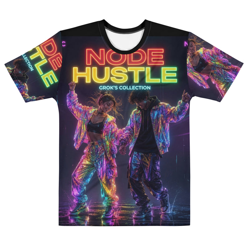 Cyberpunk Node Hustler Tee - Soft Premium Crypto Streetwear for Builders