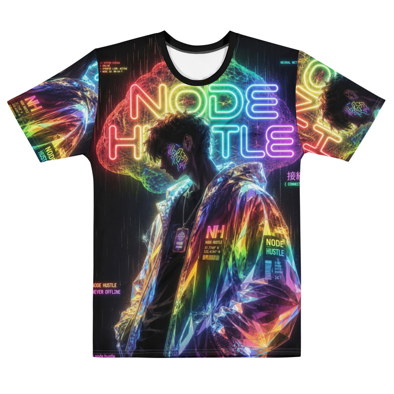 Cyberpunk Node Hustle Tee - Soft Premium Crypto Streetwear for Builders