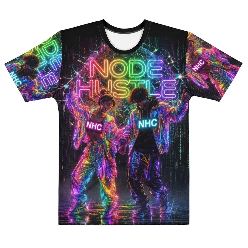 Cyberpunk Node Hustler Tee - Soft Premium Crypto Streetwear for Builders