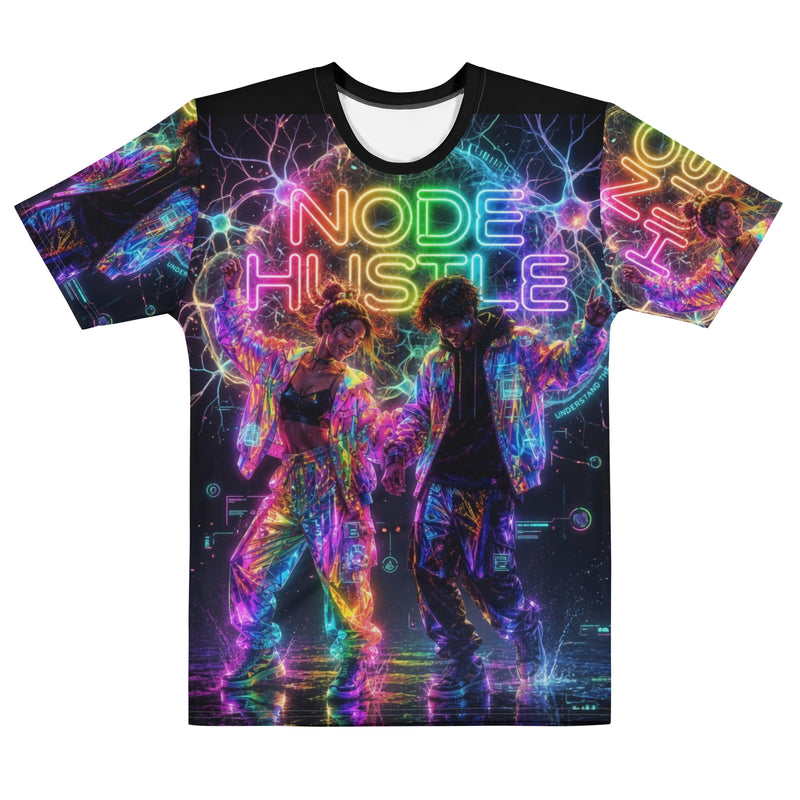 Cyberpunk Node Hustler Tee - Soft Premium Crypto Streetwear for Builders