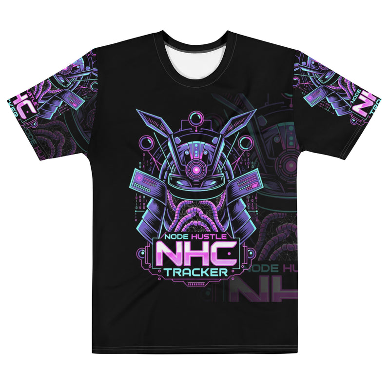 [NHC Tracker] Crypto T-Shirt - Neon Blockchain Streetwear for Degens | Node Hustle