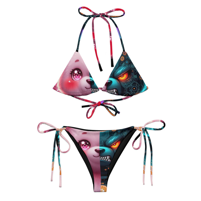 Amore e odio Orso Bitcoin bikini string