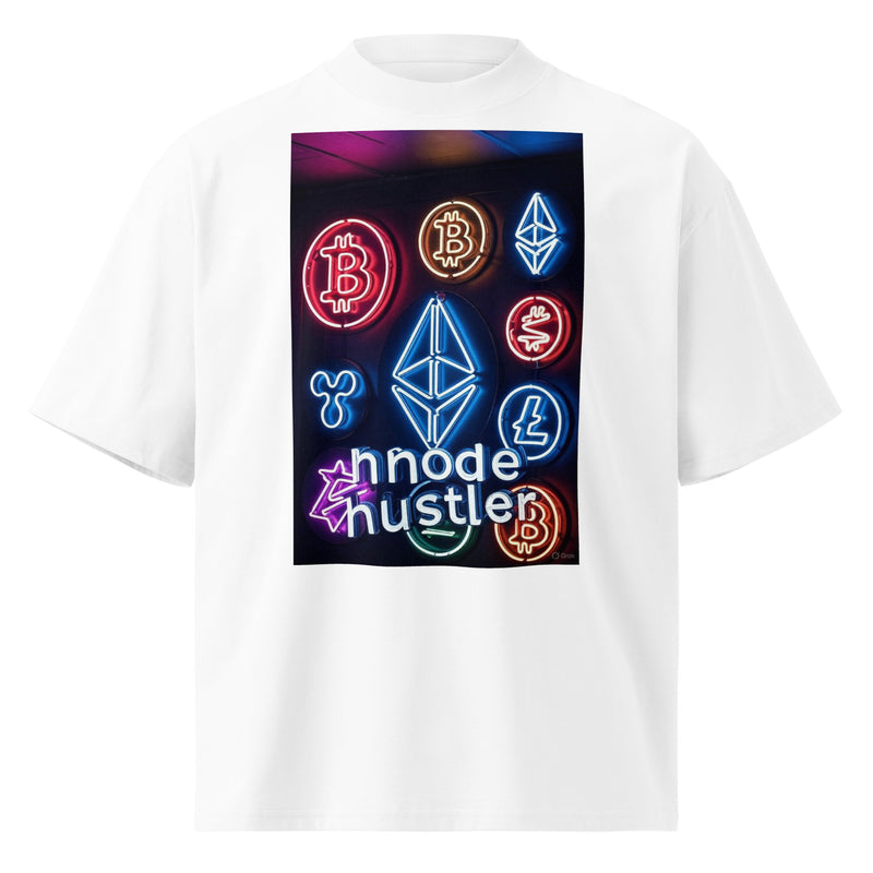 T-shirt unisex organica oversize a collo alto