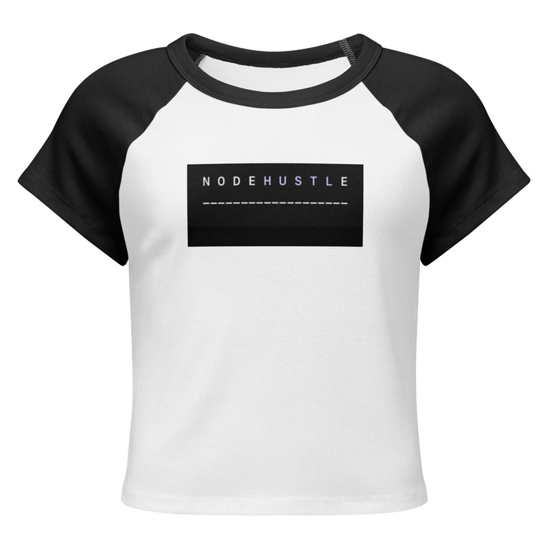 Women’s micro rib raglan baby tee